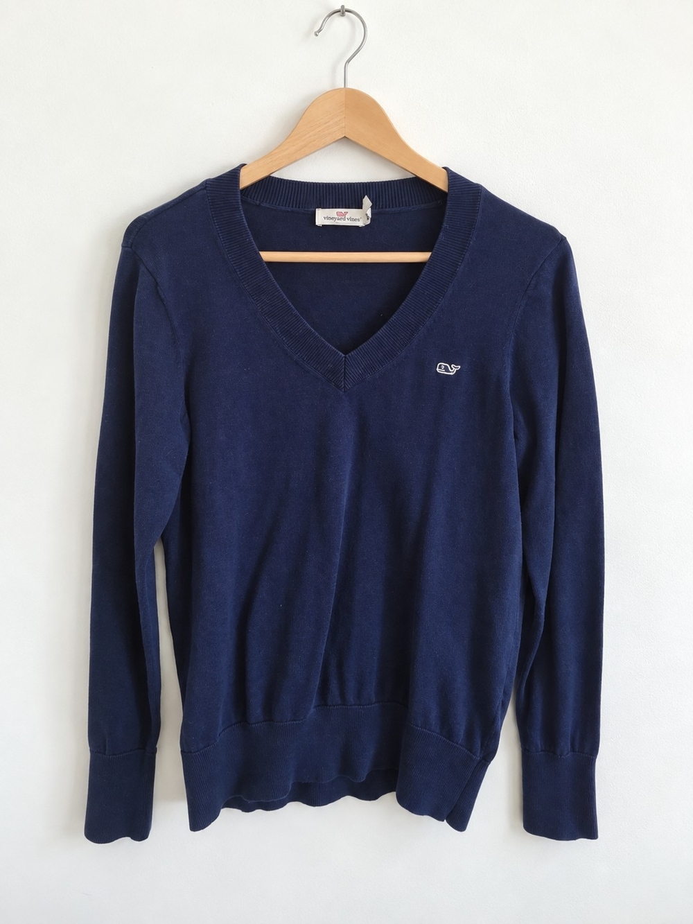 Vineyard Vines Navy V-Neck Sweater